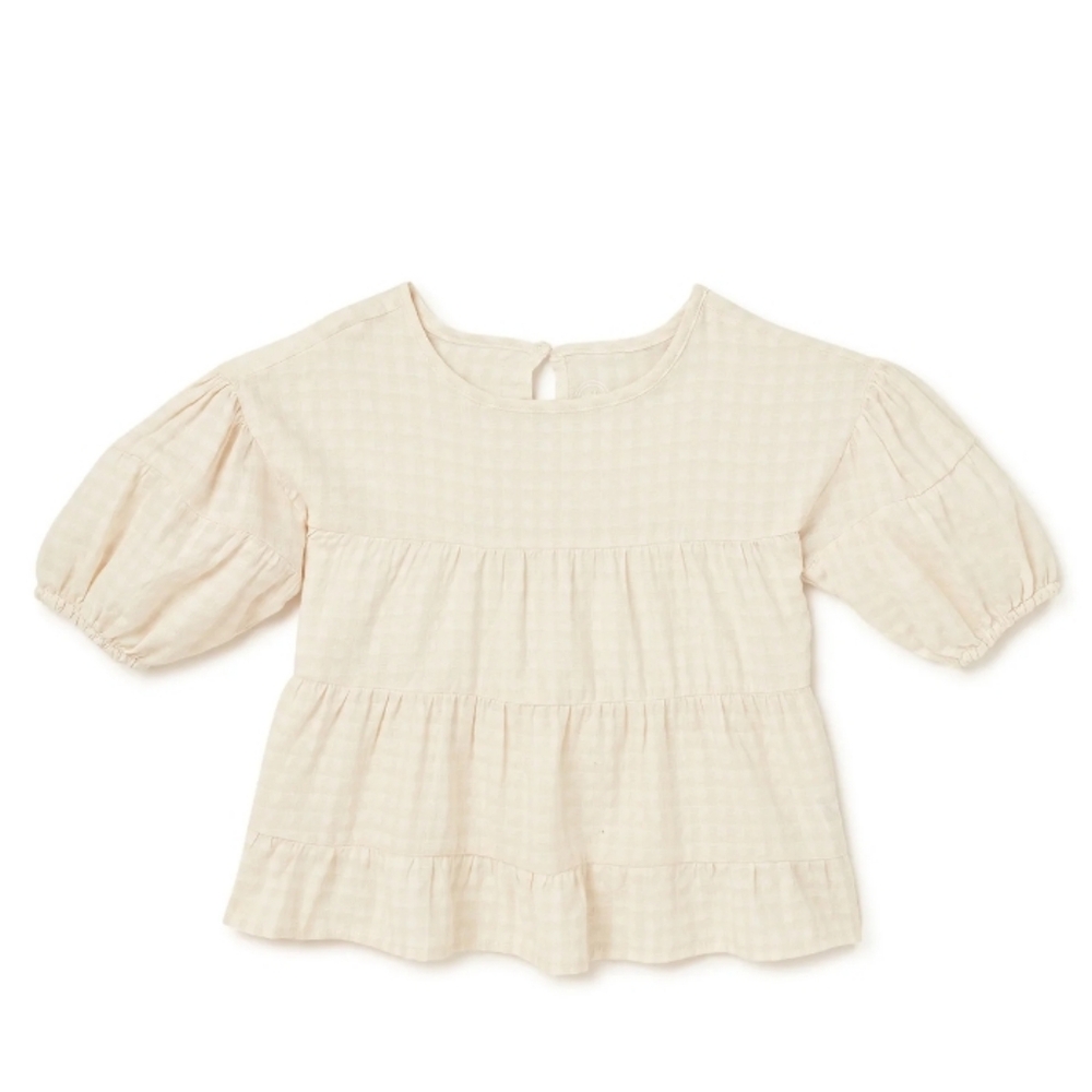 New! Wonder Nation Girls' Tiered Top